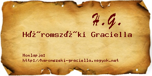Háromszéki Graciella névjegykártya